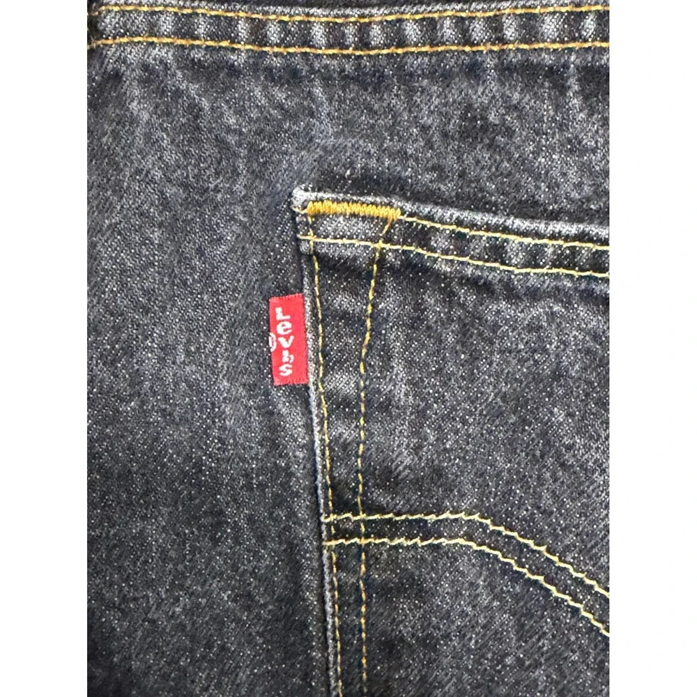 Levi's 501 Mens Original Fit Straight Leg Jeans Charcoal Gray W36 L30 00501-0226